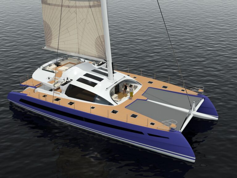 Catamaris catamaran in Harlingen- VSAT en 5G maritieme communicatie-oplossing